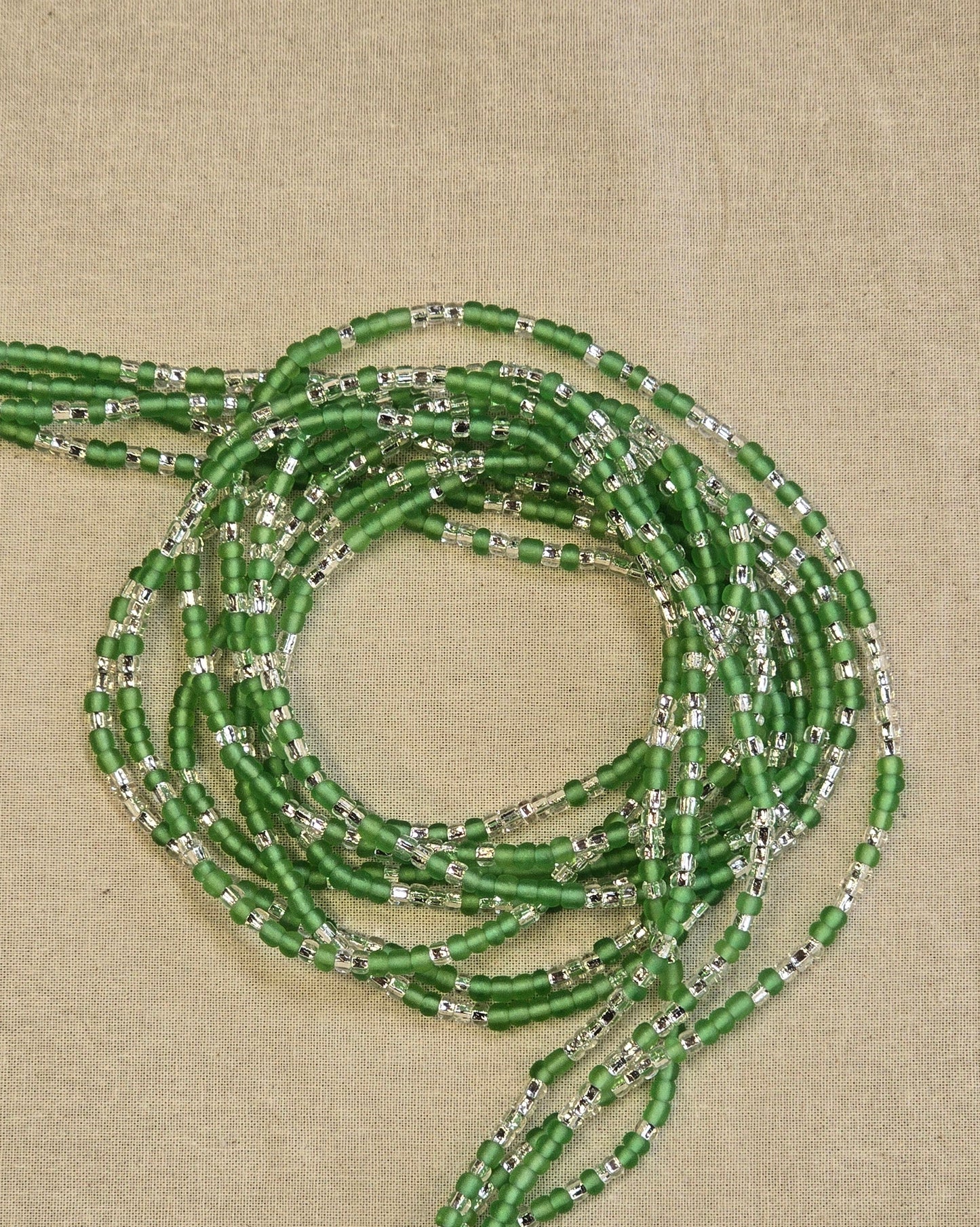 Silver Frost Waistbeads