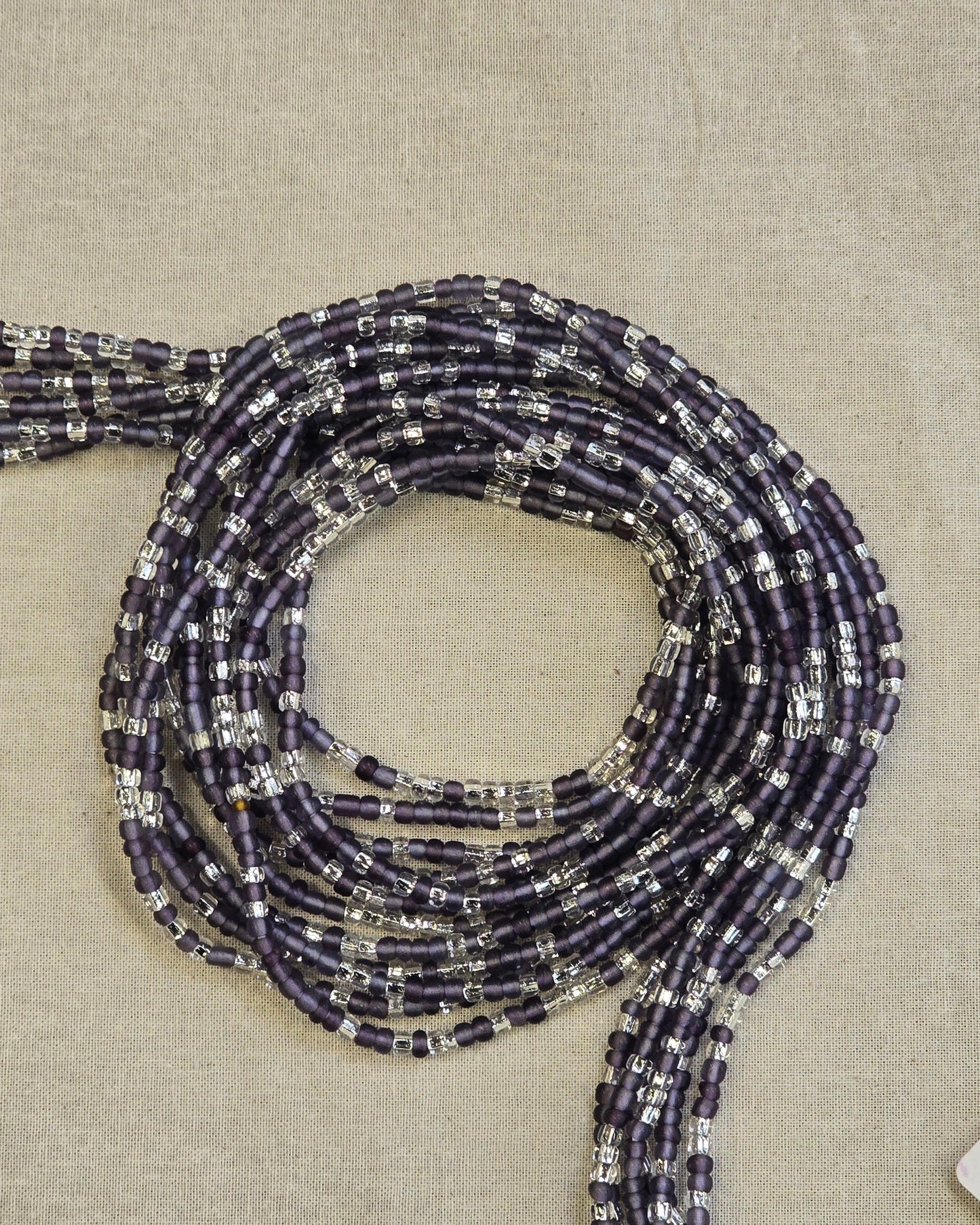 Silver Frost Waistbeads