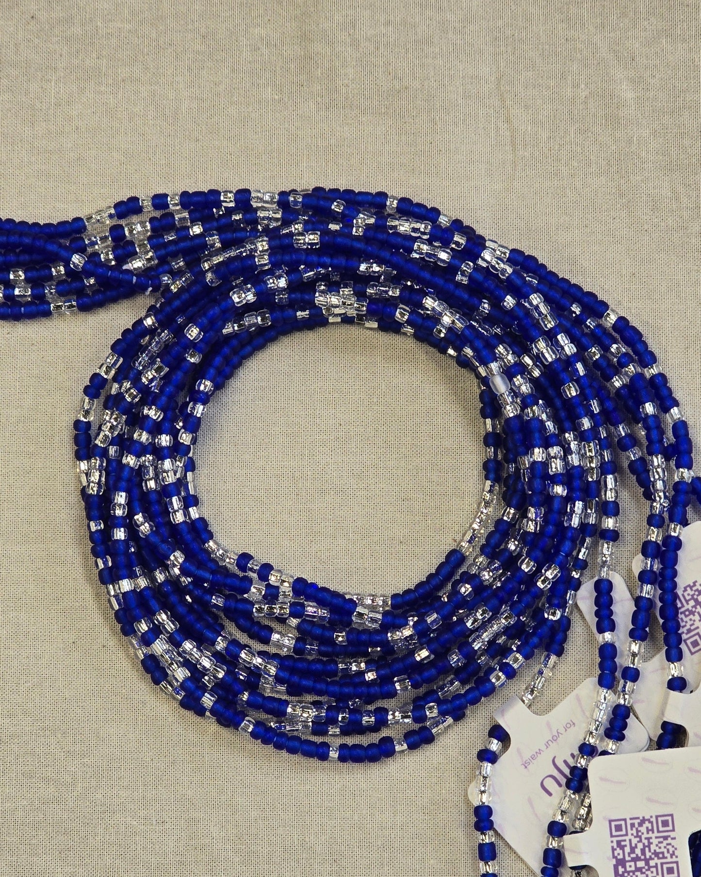 Silver Frost Waistbeads