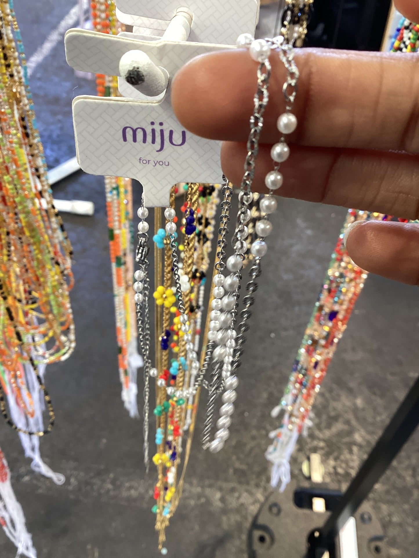 Silver Pearl Waistchain